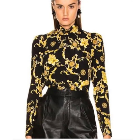 VERONICA BEARD PRINTED BLOUSE SIZE 6 - Picture 1 of 6